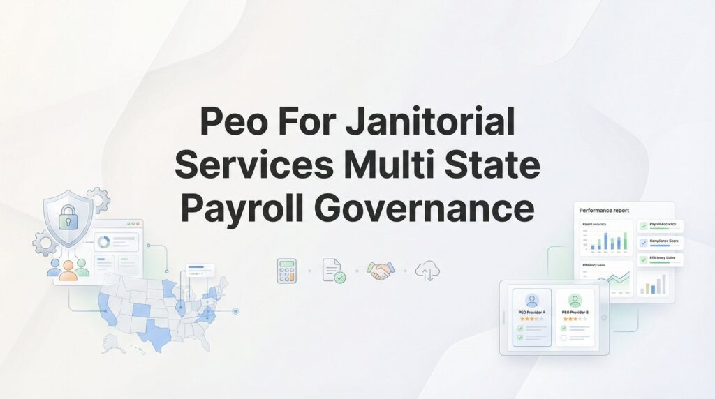 How to Set Up Multi-State Payroll Governance for Your Janitorial Company Using a PEO