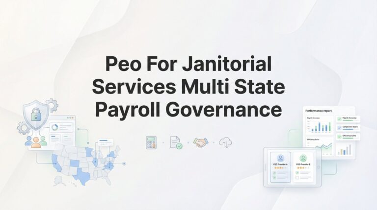 How to Set Up Multi-State Payroll Governance for Your Janitorial Company Using a PEO