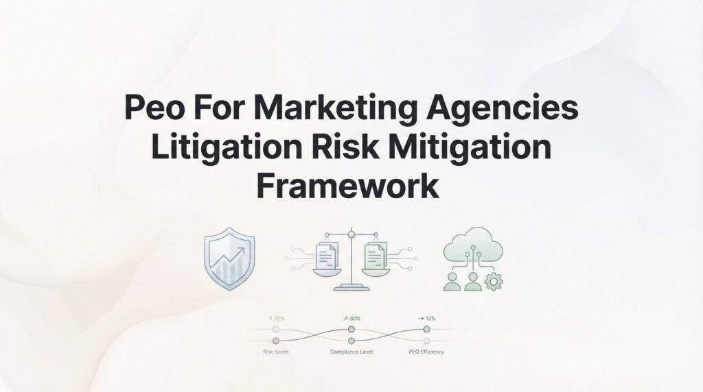 PEO for Marketing Agencies: A Litigation Risk Mitigation Framework