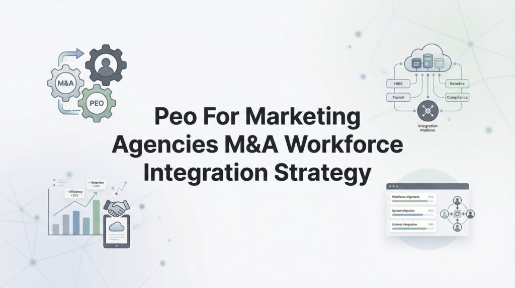 How to Integrate Acquired Marketing Agency Workforces Using a PEO: A Practical M&A Playbook