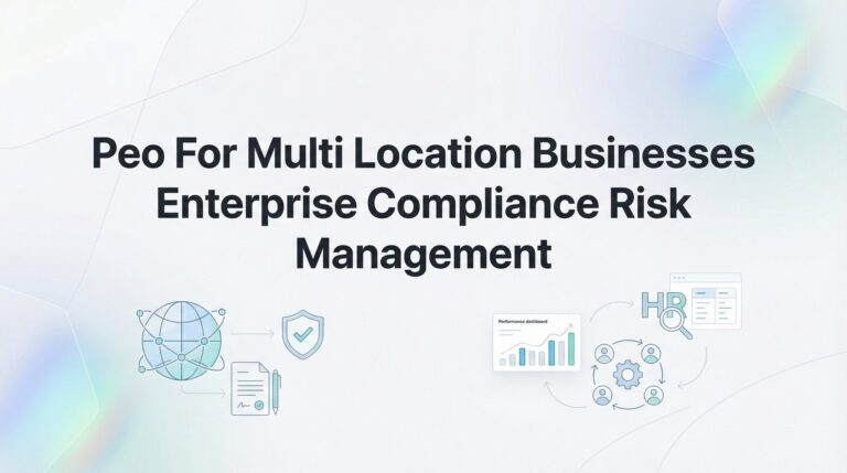 PEO for Multi-Location Businesses: Managing Enterprise Compliance Risk Across State Lines