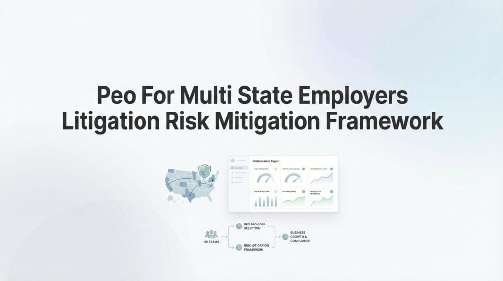 PEO for Multi-State Employers: A Litigation Risk Mitigation Framework