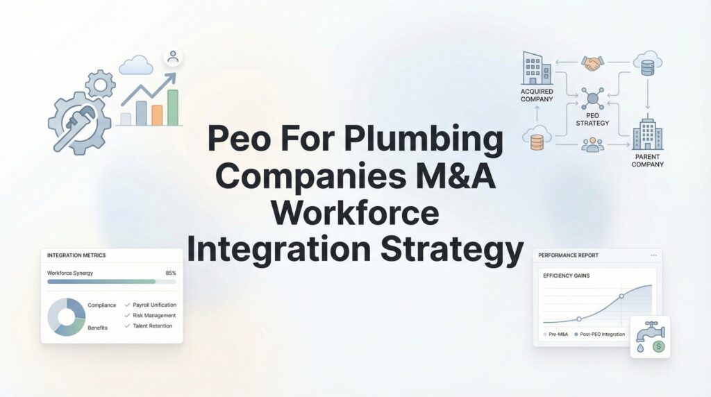 How to Integrate Acquired Plumbing Workforces Using a PEO: A Step-by-Step M&A Playbook