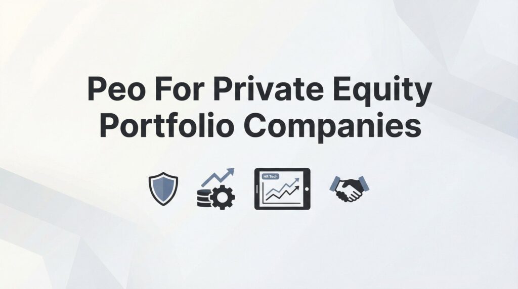 PEO for Private Equity Portfolio Companies: Operational Playbook for HR Consolidation