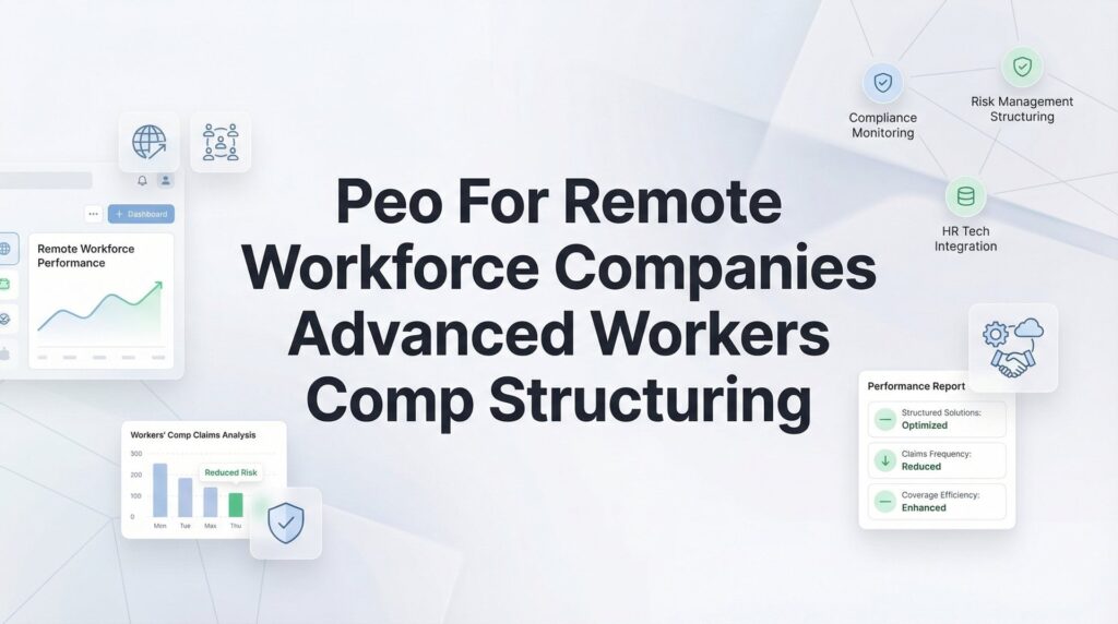How to Structure Workers’ Comp for Remote Teams Through Your PEO: A Practical Guide