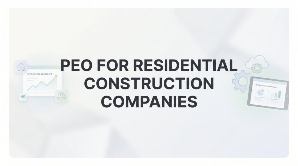 8 Best PEOs for Residential Construction Companies in 2026