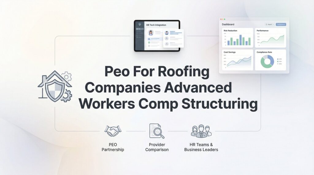 How to Structure Workers’ Comp Through a PEO for Your Roofing Company