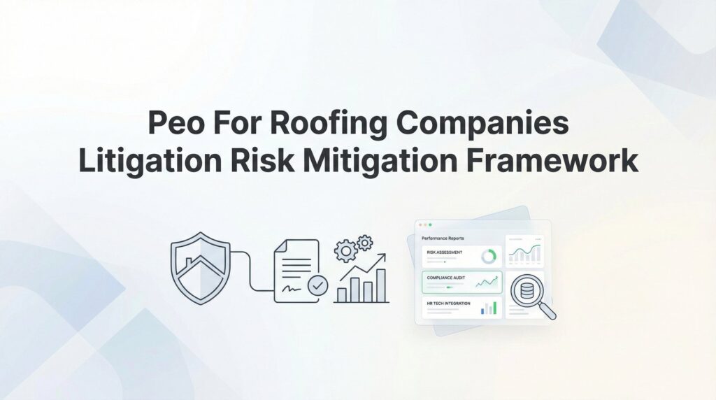 PEO for Roofing Companies: A Litigation Risk Mitigation Framework