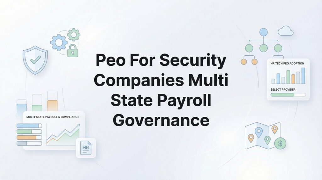 PEO for Security Companies: Navigating Multi-State Payroll and Governance Challenges