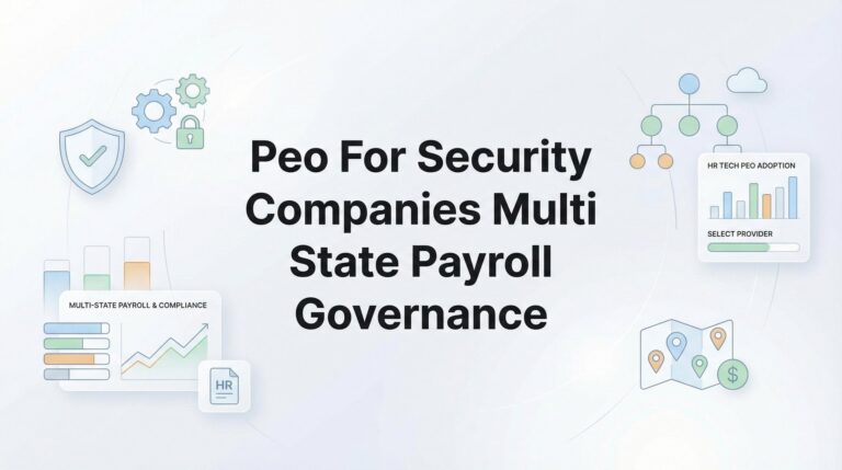 PEO for Security Companies: Navigating Multi-State Payroll and Governance Challenges