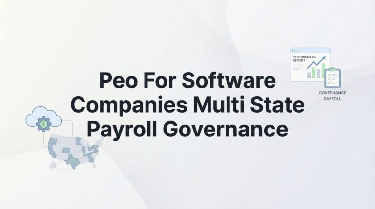 How to Set Up Multi-State Payroll Governance for Your Software Company Using a PEO