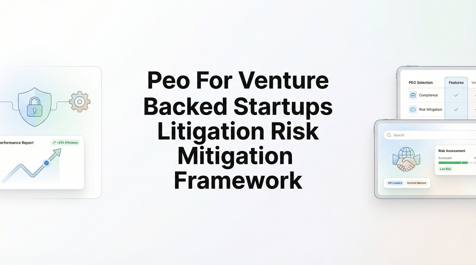 Venture Risk PEO Litigation Risk Framework for Venture Startups