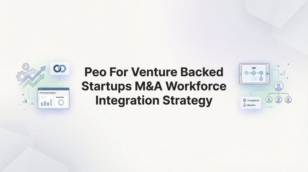 How to Integrate an Acquired Workforce Using a PEO: M&A Strategy for Venture-Backed Startups