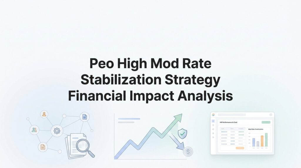 PEO High Mod Rate Stabilization Strategy: Financial Impact Analysis for Business Owners