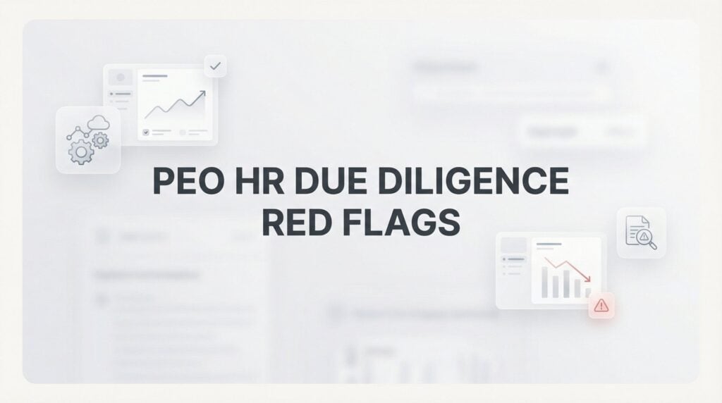 9 PEO Due Diligence Red Flags That Should Make You Walk Away