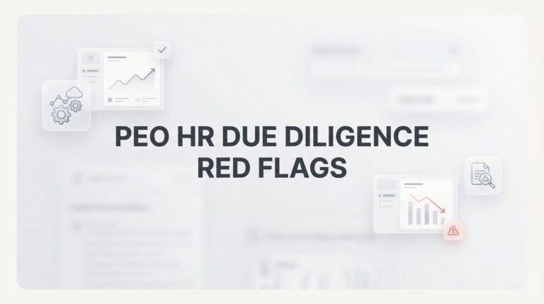 9 PEO Due Diligence Red Flags That Should Make You Walk Away