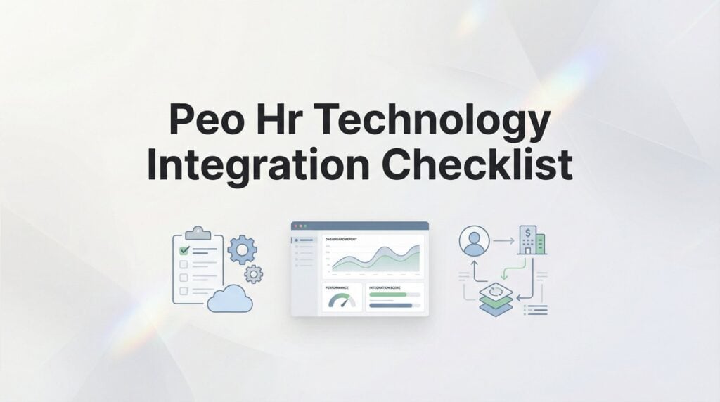 PEO HR Technology Integration Checklist: 8 Steps to a Seamless System Connection