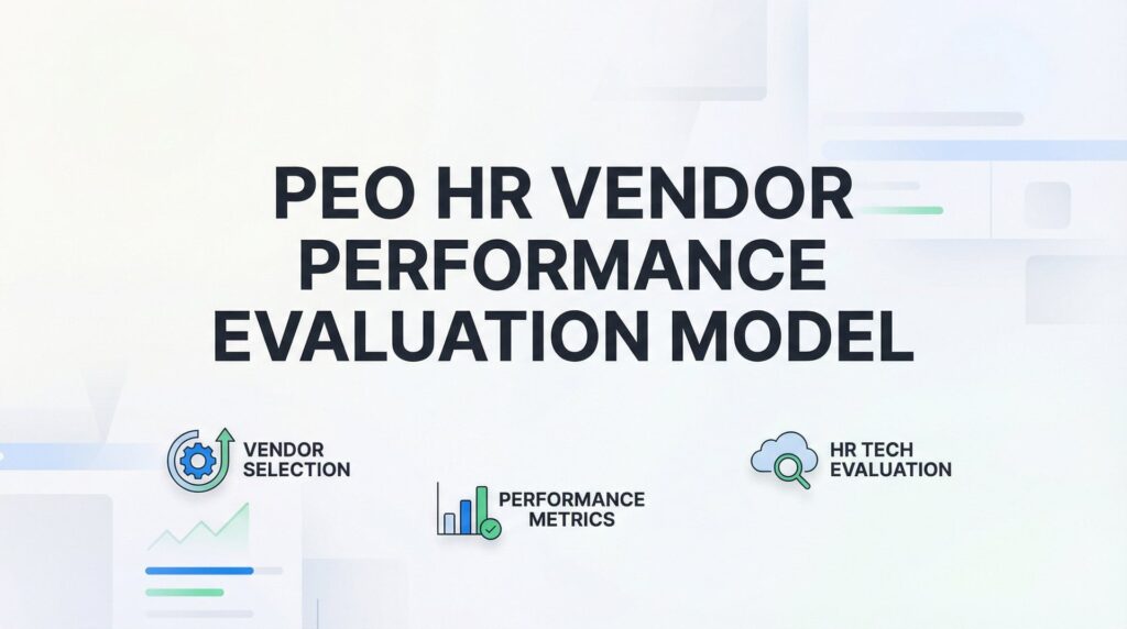 9 Best PEO HR Vendor Performance Evaluation Models and Tools in 2026