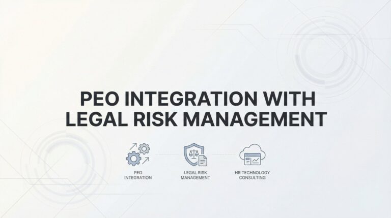 How to Integrate Your PEO with Legal Risk Management: A Practical Framework