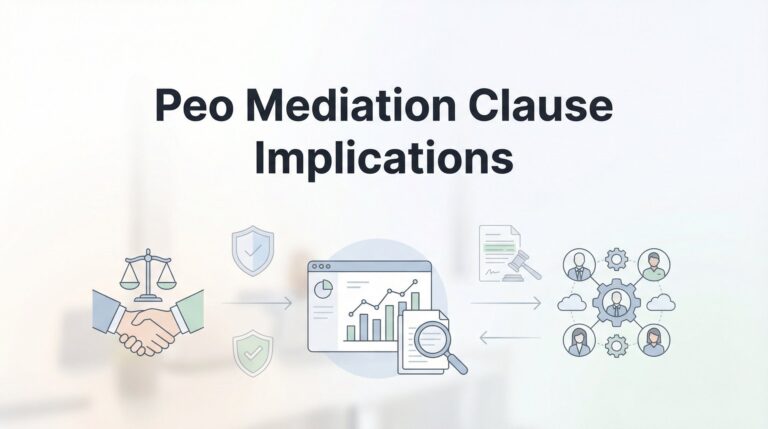 PEO Mediation Clause Implications: What Business Owners Need to Know Before Signing