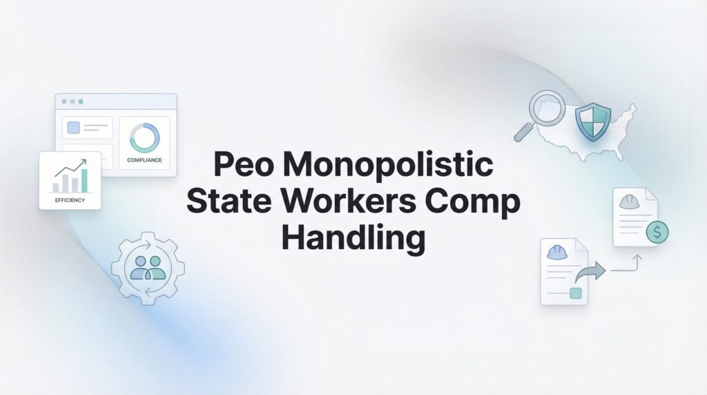 How to Handle Workers’ Comp in Monopolistic States When Using a PEO
