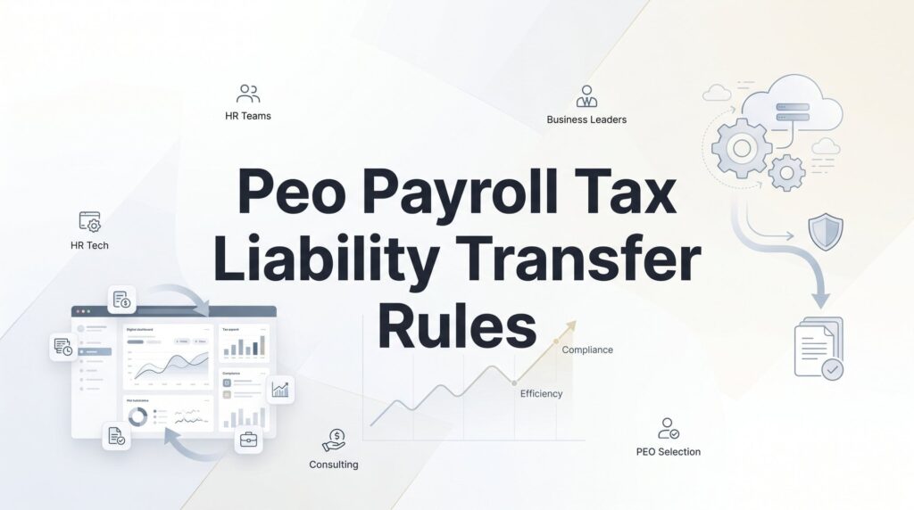 PEO Payroll Tax Liability Transfer Rules: What Actually Shifts and What Stays With You
