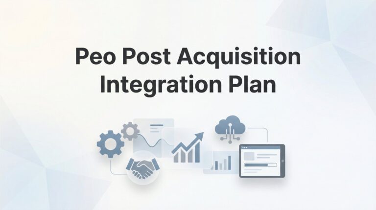 How to Build a PEO Post-Acquisition Integration Plan: A Practical 6-Step Framework
