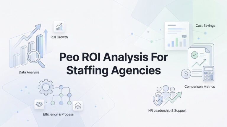 How to Calculate PEO ROI for Your Staffing Agency: A Practical Analysis Framework