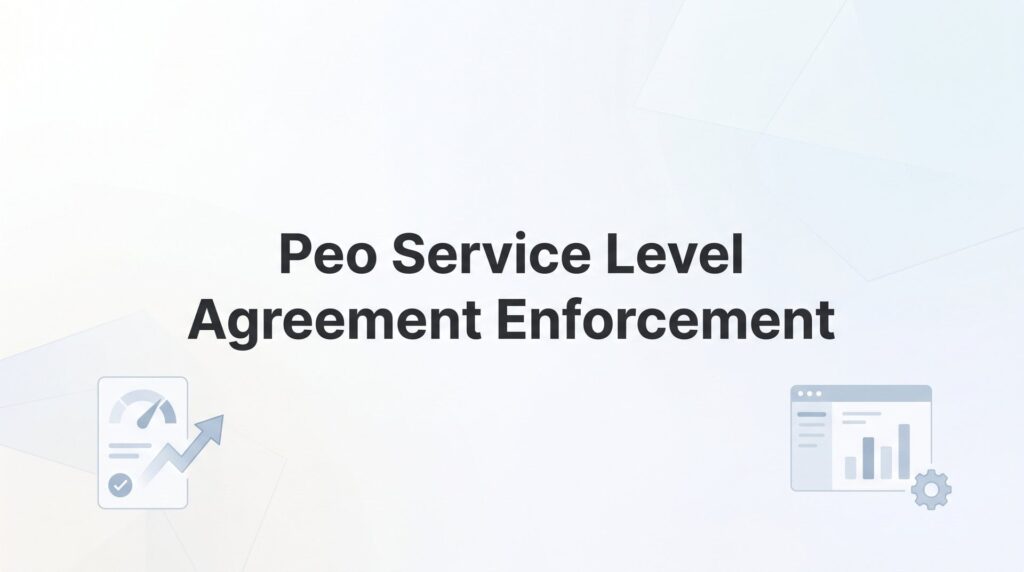PEO Service Level Agreement Enforcement: What Actually Happens When Your Provider Falls Short