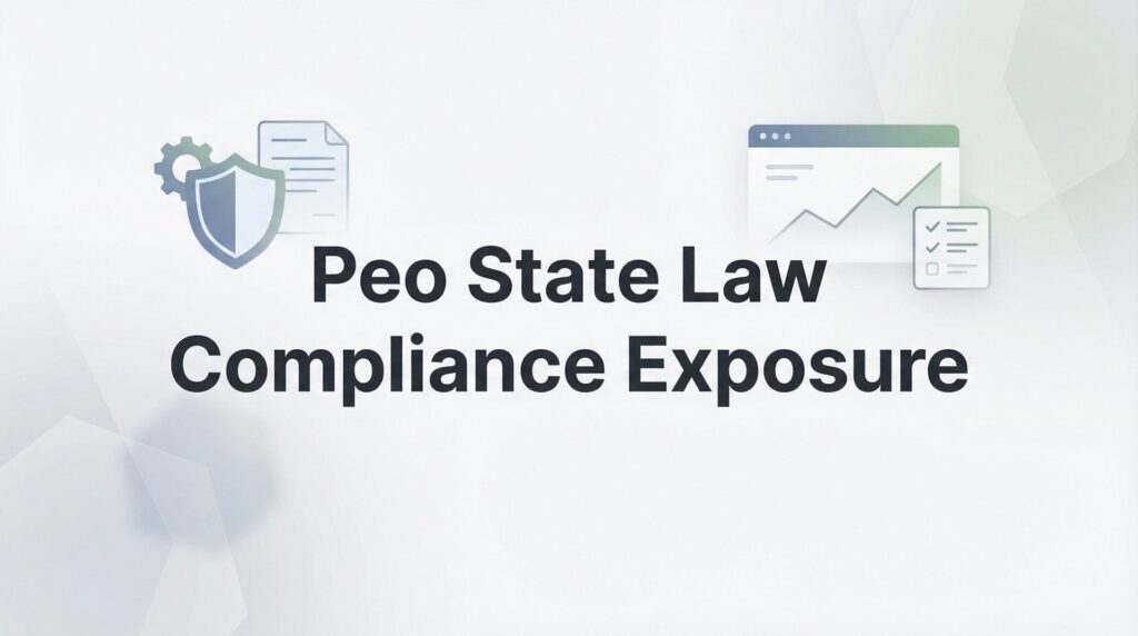 PEO State Law Compliance Exposure: What Business Owners Actually Need to Know