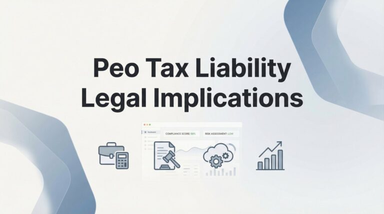 PEO Tax Liability and Legal Implications: What Business Owners Actually Need to Know