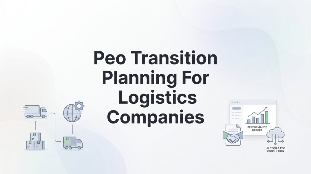 How to Plan a PEO Transition for Your Logistics Company: A 6-Step Framework