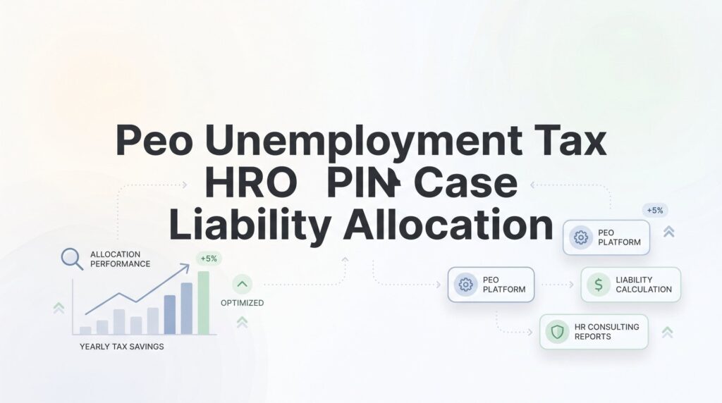 PEO Unemployment Tax Liability Allocation: How It Actually Works and What It Costs You