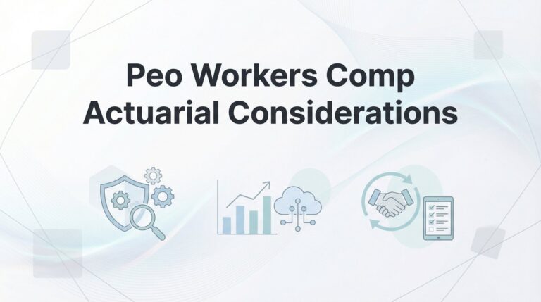 PEO Workers Comp Actuarial Considerations: What Business Owners Need to Know