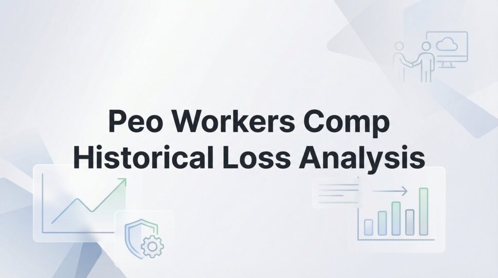 PEO Workers Comp Historical Loss Analysis: What Your Claims History Really Tells Providers