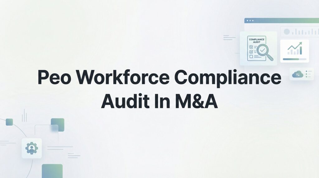 How to Conduct a PEO Workforce Compliance Audit During M&A Due Diligence