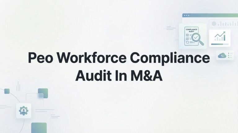 How to Conduct a PEO Workforce Compliance Audit During M&A Due Diligence
