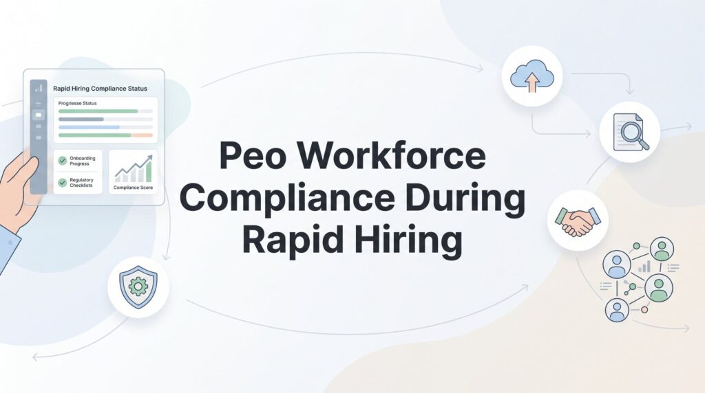 PEO Workforce Compliance During Rapid Hiring: What Actually Breaks (And How to Prevent It)