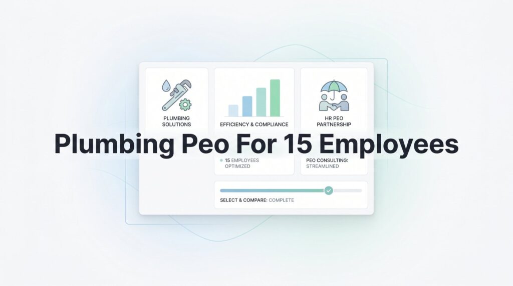 7 Smart Strategies for Choosing a PEO When You Have 15 Plumbing Employees