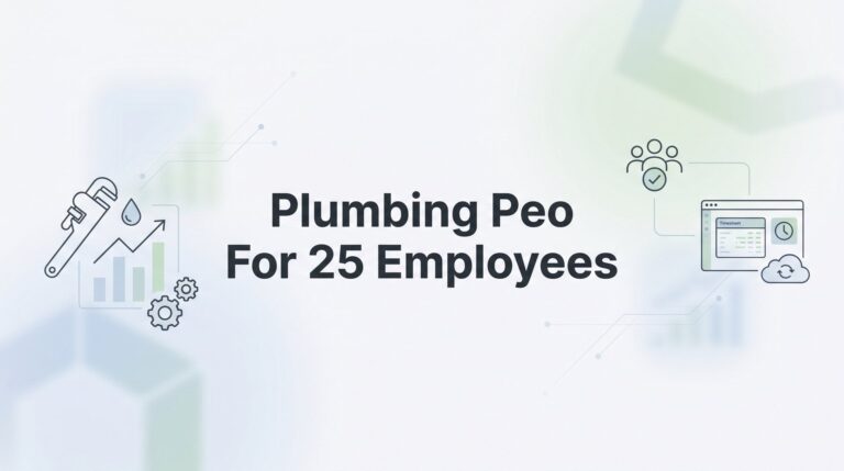 7 Strategies for Choosing the Right Plumbing PEO at 25 Employees