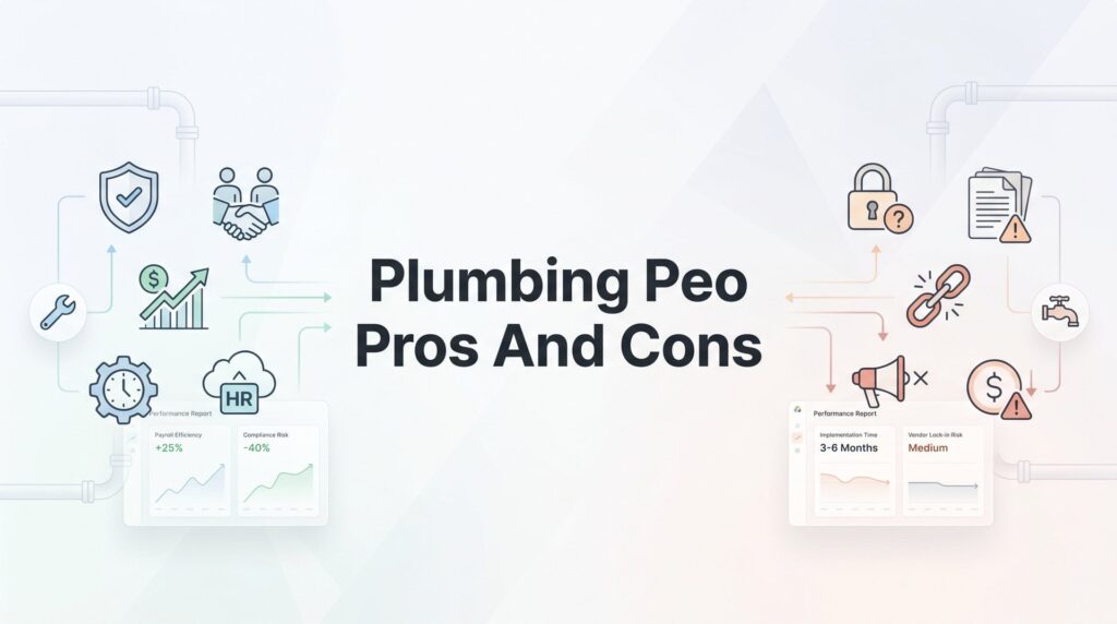 Plumbing PEO Pros and Cons: What Trade Contractors Actually Need to Know