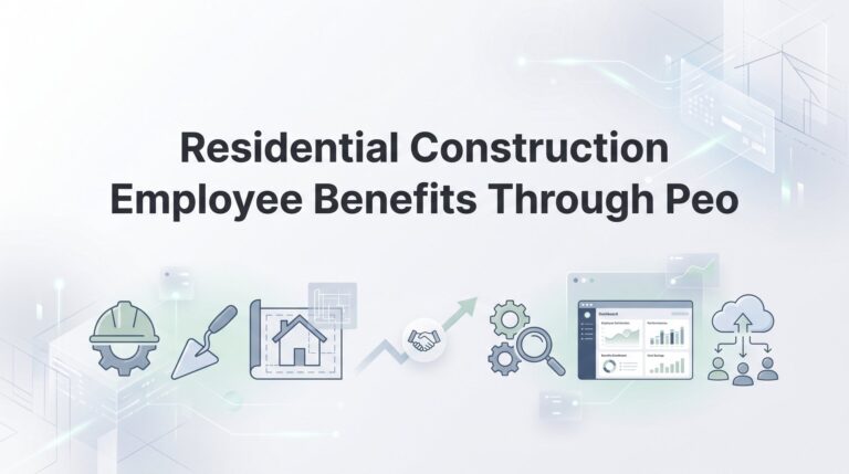 Residential Construction Employee Benefits Through PEO: A Practical Guide for Builders
