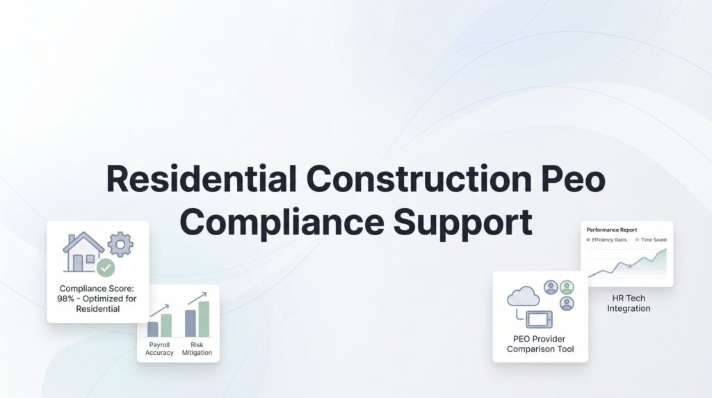Residential Construction PEO Compliance Support: What Builders Actually Need to Know