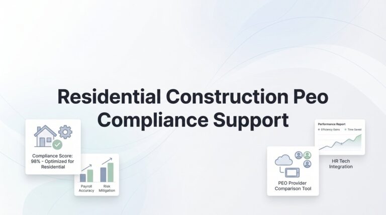 Residential Construction PEO Compliance Support: What Builders Actually Need to Know