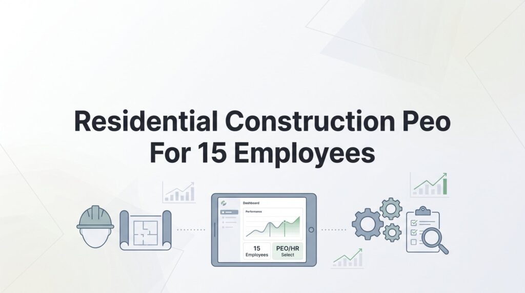 7 Strategies for Finding the Right PEO for Your 15-Employee Residential Construction Crew
