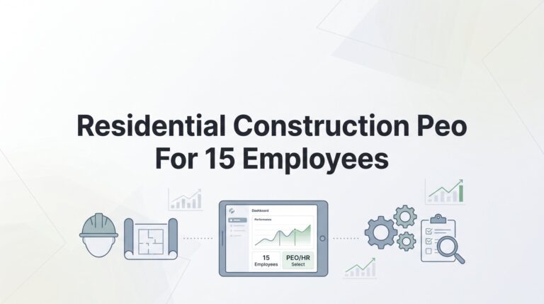 7 Strategies for Finding the Right PEO for Your 15-Employee Residential Construction Crew
