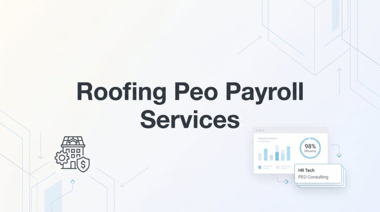 Roofing PEO Payroll Services: What Contractors Actually Need to Know