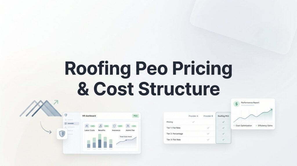 Roofing PEO Pricing & Cost Structure: What Contractors Actually Pay