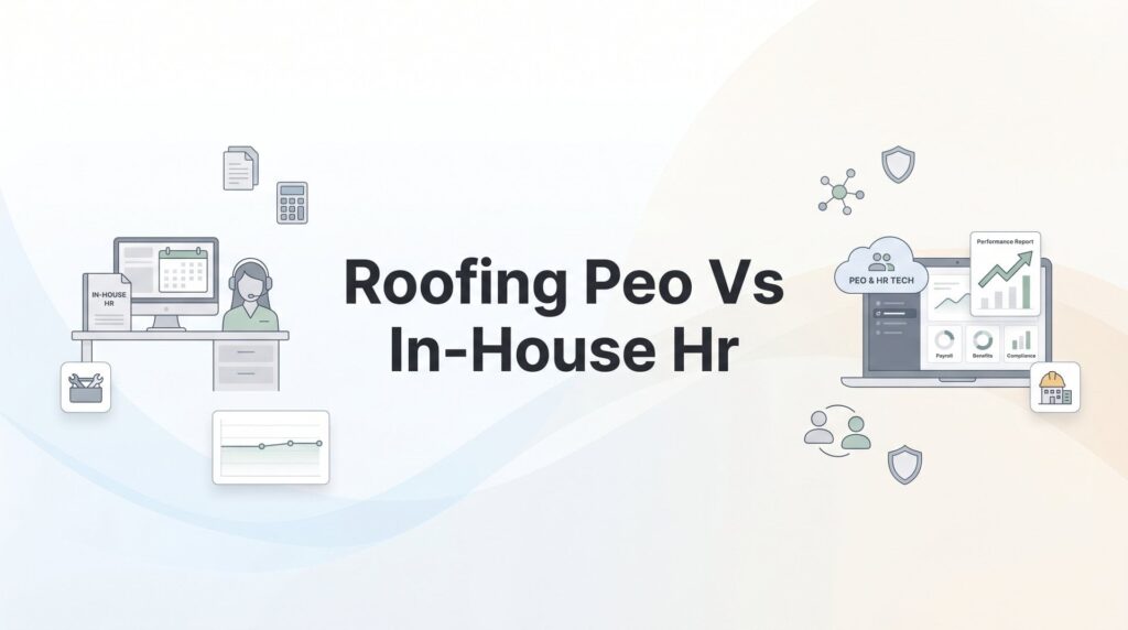 Roofing PEO vs In-House HR: 7 Decision Factors That Actually Matter
