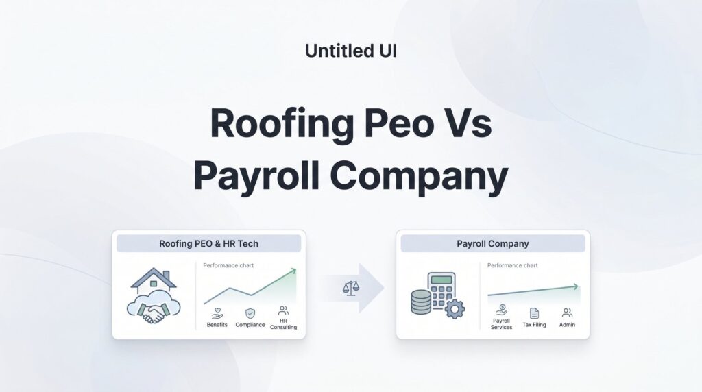 Roofing PEO vs Payroll Company: 8 Best Options for Contractors in 2026